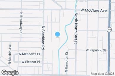 Map image of the property - 2211 N Flora Ave