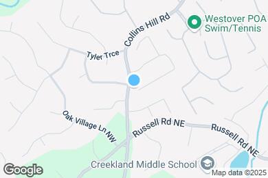 Map image of the property - 325 Foster Trace Dr