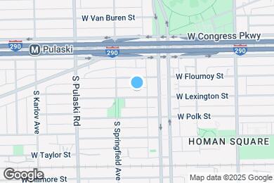 Map image of the property - 3832 W Lexington St