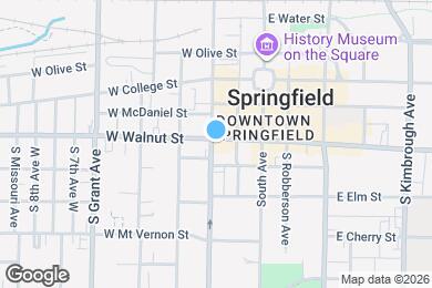 Map image of the property - 320 W Walnut St