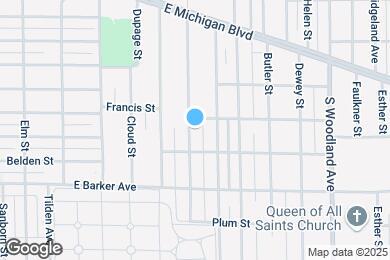 Map image of the property - 312 S Porter St