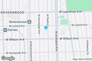 Map image of the property - 4650 N Paulina St
