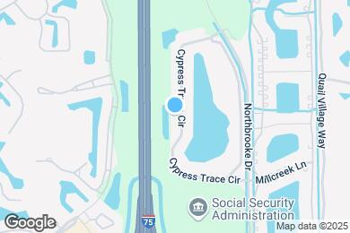 Map image of the property - 2805 Cypress Trace Cir