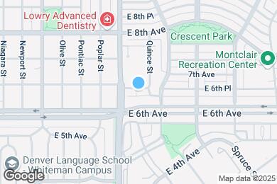 Map image of the property - 7422 E 7th Ave Unit 14