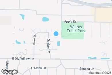 Map image of the property - 1041 Cove Dr