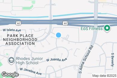 Map image of the property - 2146 W Isabella Ave