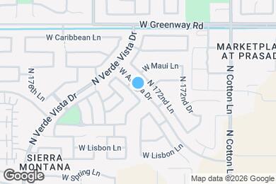 Map image of the property - 15065 N 173rd Dr