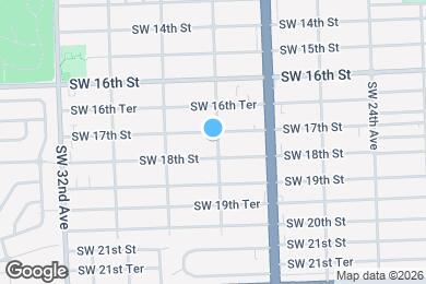 Map image of the property - 1710 SW 29th Ave