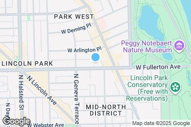 Map image of the property - 518 W Fullerton Pky