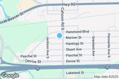 Map image of the property - 8120 Mariner St
