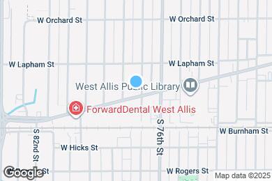 Map image of the property - 7708 W National Ave