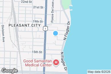 Map image of the property - 1803 N Flagler Dr