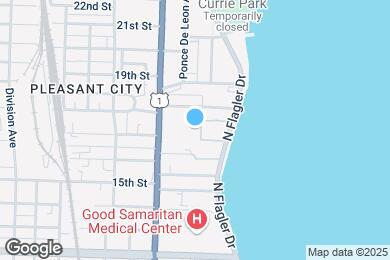 Map image of the property - 1805 N Flagler Dr
