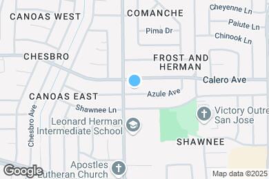 Map image of the property - 699 Azule Ave