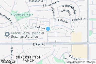 Map image of the property - 1610 E Park Ave