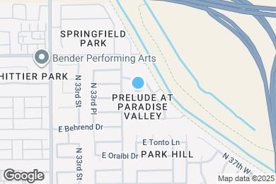 Map image of the property - 3424 E Wahalla Ln