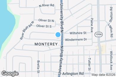 Map image of the property - 5573 Windermere Dr