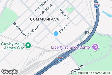 Map image of the property - 300 COMMUNIPAW Ave