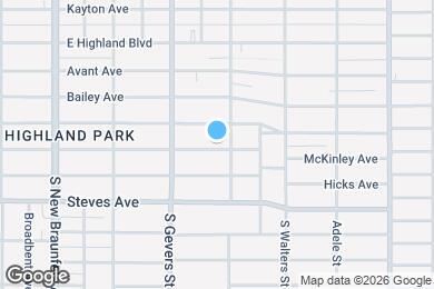 Map image of the property - 1741 McKinley Ave
