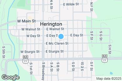 Map image of the property - 112 S B St