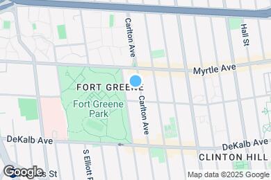Map image of the property - 182 Carlton Ave