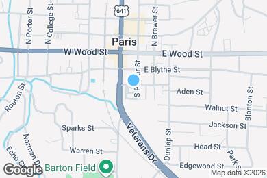 Map image of the property - 304 S Poplar St