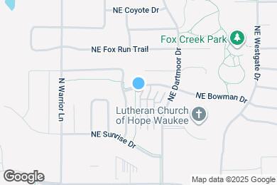 Map image of the property - 386 NE Olivewood