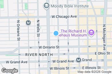 Map image of the property - 100 W Erie St