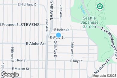 Map image of the property - 2407 E Ward St