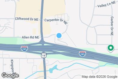 Map image of the property - 346 Carpenter Dr NE