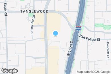 Map image of the property - 1901 Post Oak Blvd