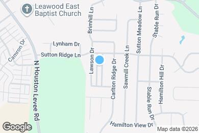 Map image of the property - 1513 Pemberton Ln