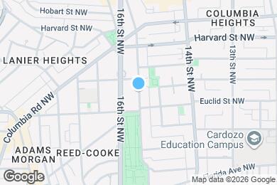 Map image of the property - 2656 15th St NW