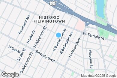 Map image of the property - 249 N Bonnie Brae St