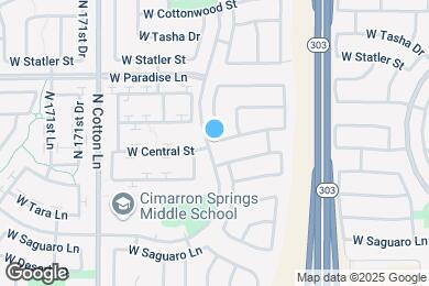 Map image of the property - 16016 N 168th Ln