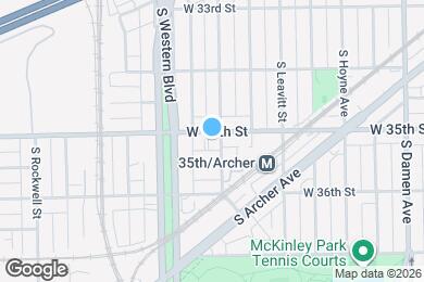 Map image of the property - 2307 W 35th St