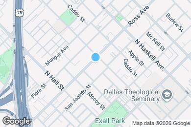 Map image of the property - 3700 Ross Ave