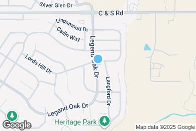 Map image of the property - 1415 Legend Oak Dr