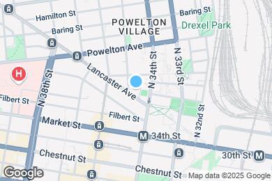 Map image of the property - 3439 W Lancaster Ave
