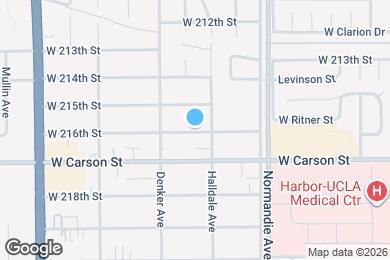 Map image of the property - 1419 W 216th St