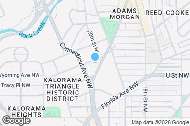 Map image of the property - 2012 Wyoming Ave NW