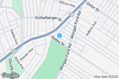 Map image of the property - 4349 Bates St