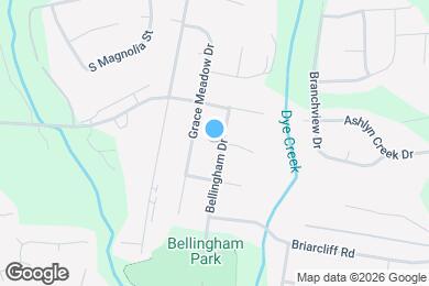 Map image of the property - 1303 Bellingham Dr