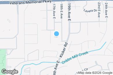Map image of the property - 1821 17th Ave E