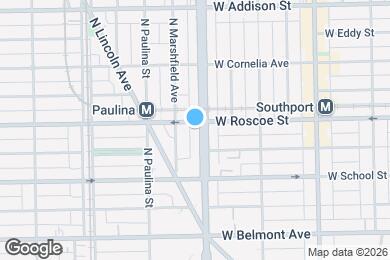 Map image of the property - 3352 N Ashland Ave