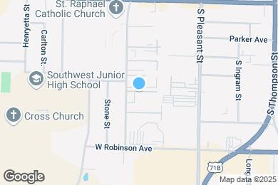 Map image of the property - 1701 S West End St