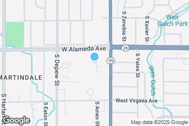 Map image of the property - 381 S Ames St