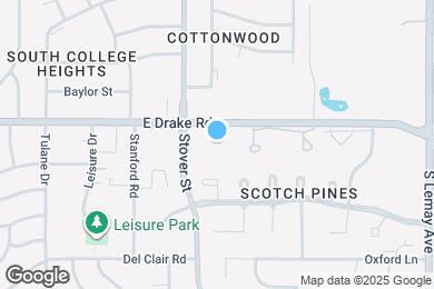 Map image of the property - 705 E Drake Rd