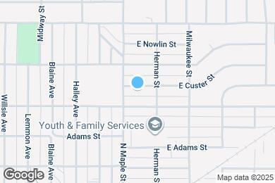Map image of the property - 113 E Custer St