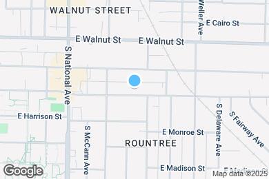 Map image of the property - 1345 E Cherry St
